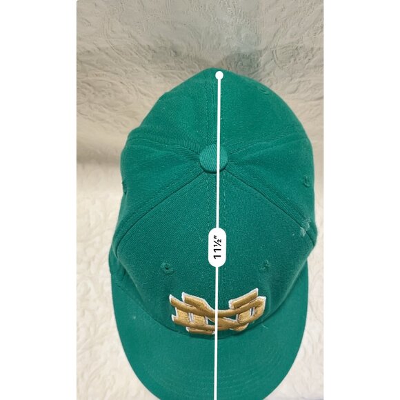 Notre Dame Fighting Irish Green One-Fit Hat By Top Of The World - Picture 12 of 12